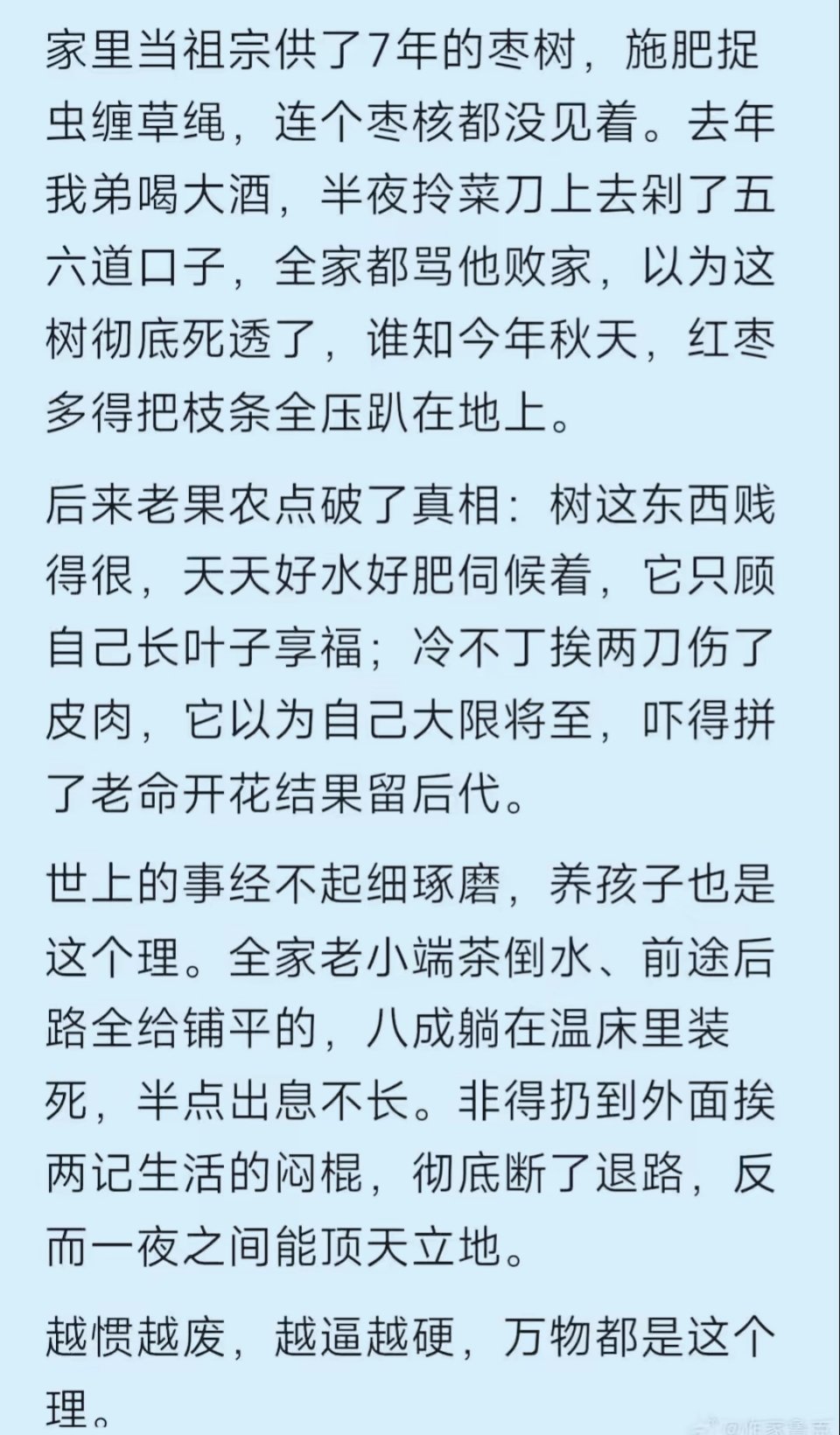 果树确实可以这么干​​​