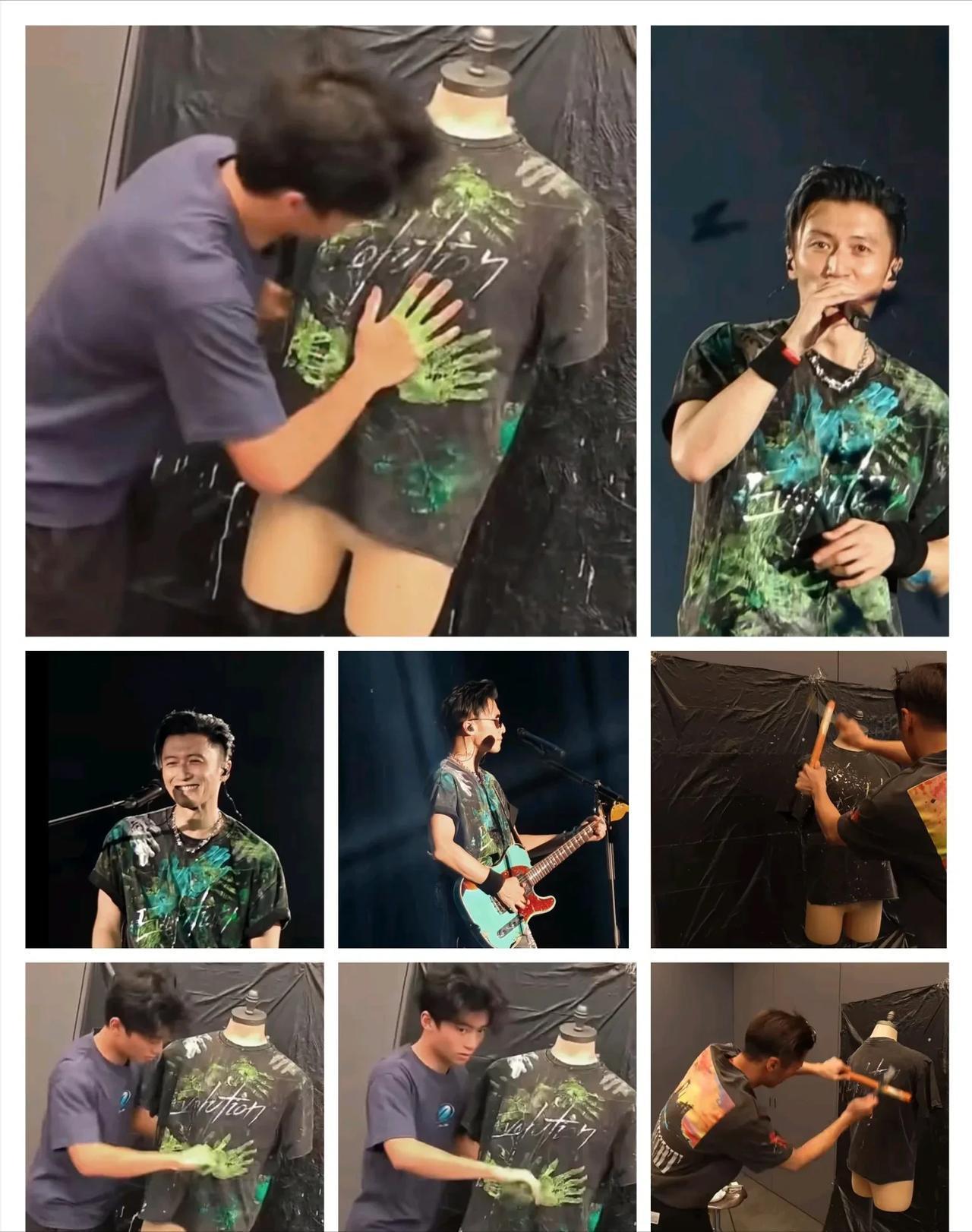 才知道谢霆锋演唱会为什么不换衣服？原来是他和18岁儿子一起做的。谢霆锋演唱会