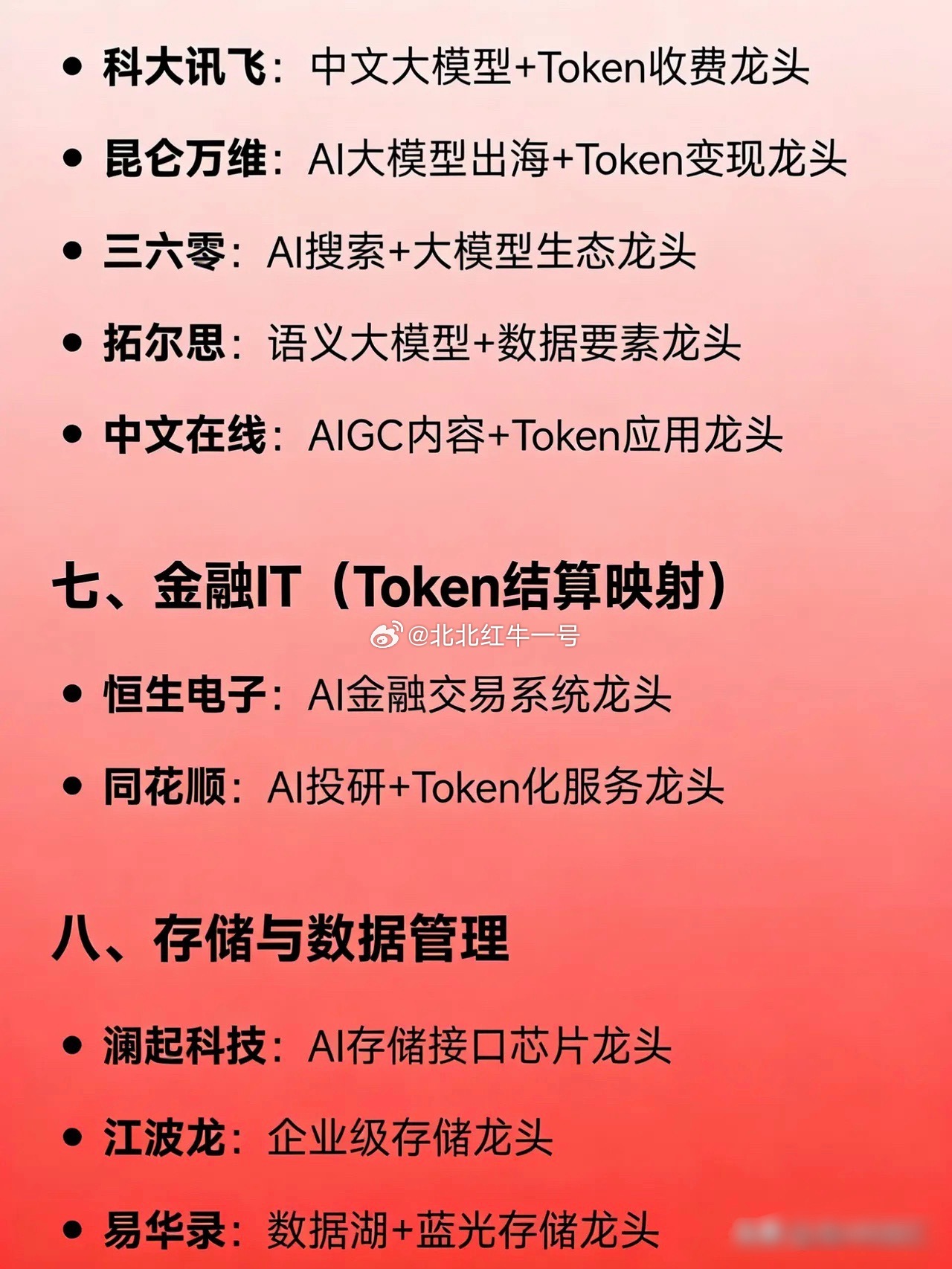 Token概念相关龙头企业全汇总一、算力基础设施（Token“印钞机”）浪潮信息