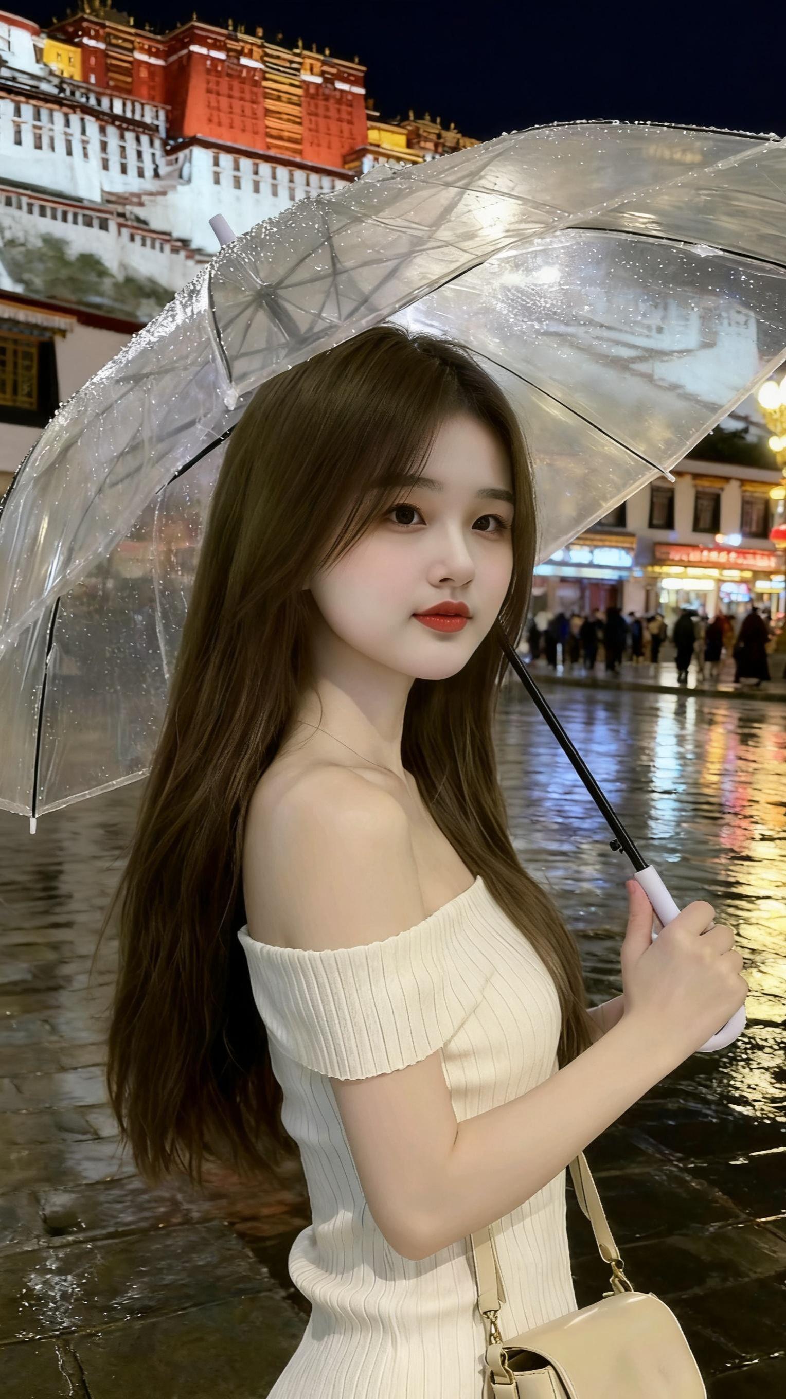 拉萨夜雨照 高颜值美女 性感辣妹 甜妹风 长腿美女