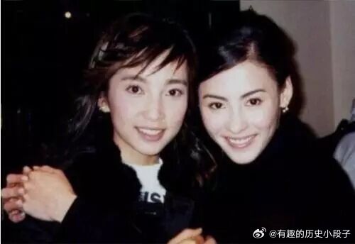九十年代李冰冰、张柏芝珍贵合影老照片李冰冰张柏芝​​​