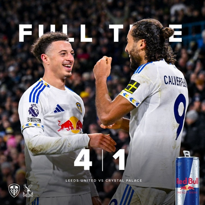 狂飙! 保级队利兹联从三大冠军嘴里抢7分, 12月不败远离降级区6分