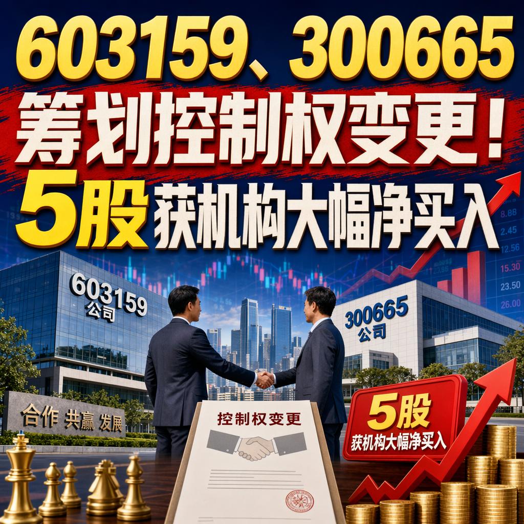 今天的盘面有个值得拆解的细节。两家公司603159、300665同步停牌筹划控