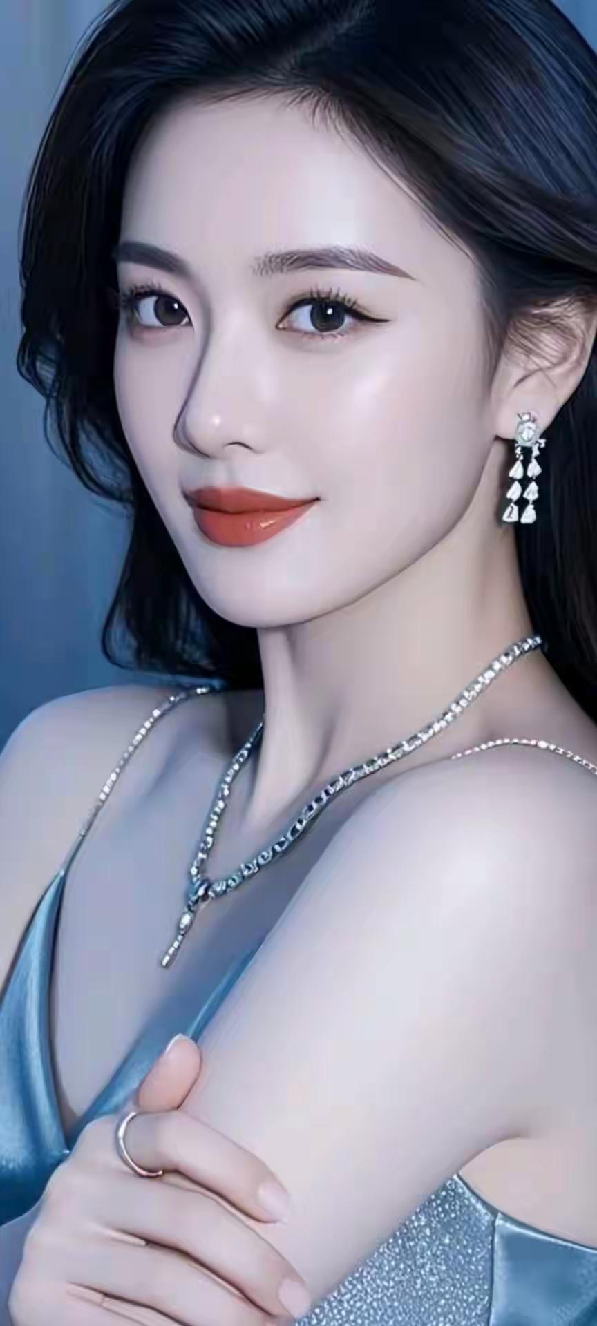 漂亮美人，银光闪闪