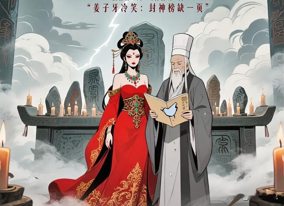 难怪女娲不保妲己！姜子牙斩她后顿悟：封神榜藏着不敢说的天意！家人们，封神演