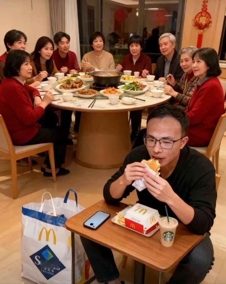 我也想吃金拱门。