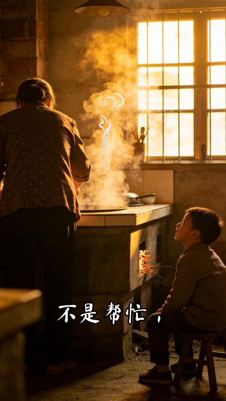 我小时候有个特权，我妈做饭的时候我必须在她旁边说话，不是帮忙就是说闲话，说说学校