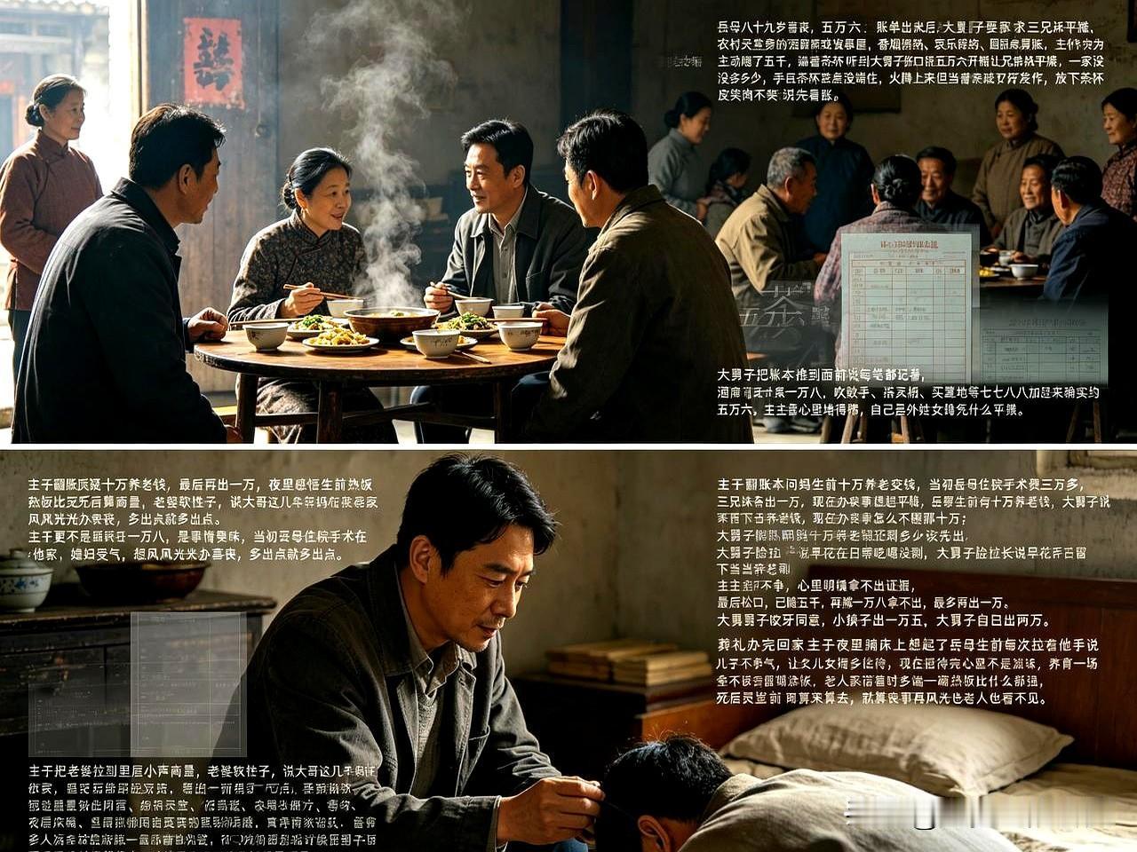 岳母89岁走的，喜丧。葬礼上我随了5000，自觉差不多了。结果大舅子一摊账，