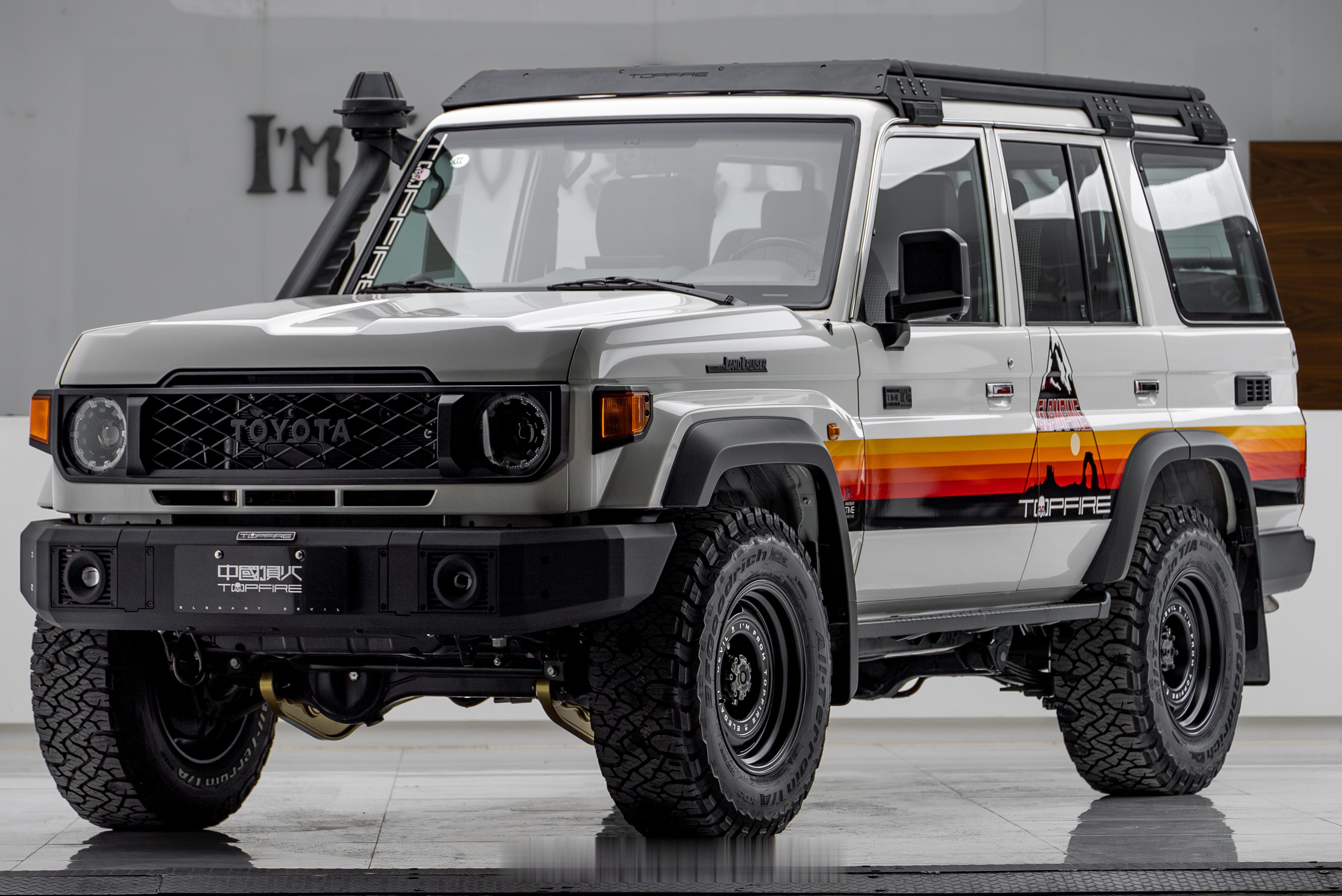 顶火关注全优球‬异性能越野车并与其合作顶火定限‬版引进国内‬带给大家。“黑色，是