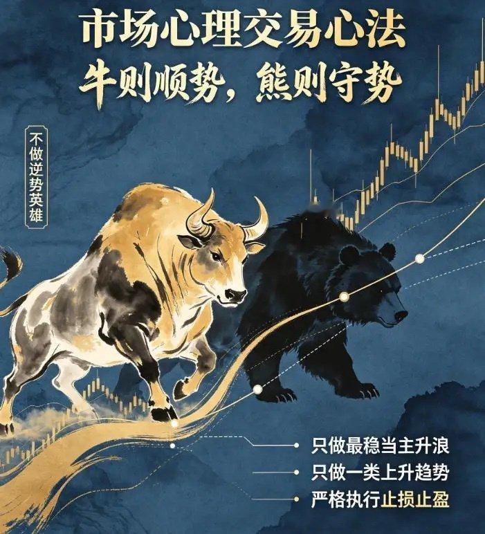 炒股稳赚核心：顺势而为，大赚小赔炒股最忌讳逆势逞强，永远不要做对抗市场的“孤胆英