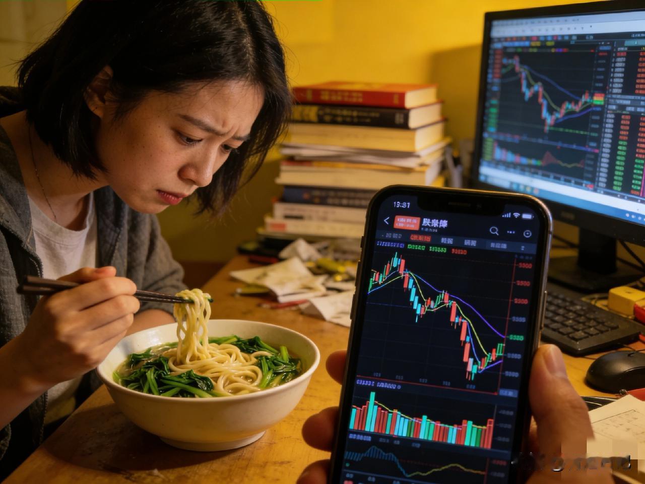 我闺蜜炒股五年，活生生把自己炒成了一部励志片——不过是反面教材那种😂！事情