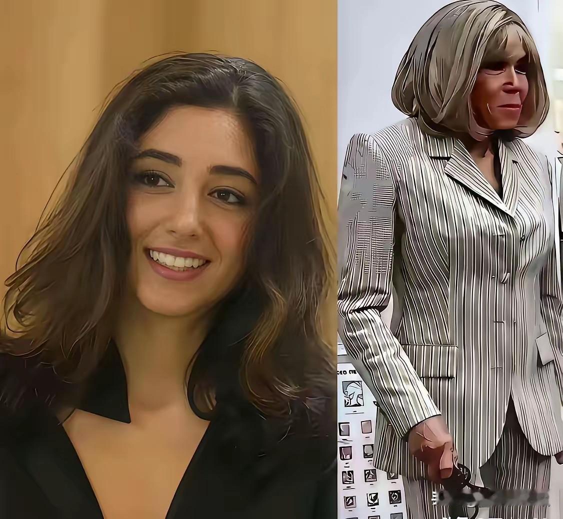 马克龙的绯闻女友(格什菲·法拉哈尼)与老婆(布丽吉特)，你们会选择哪位！[灵光一