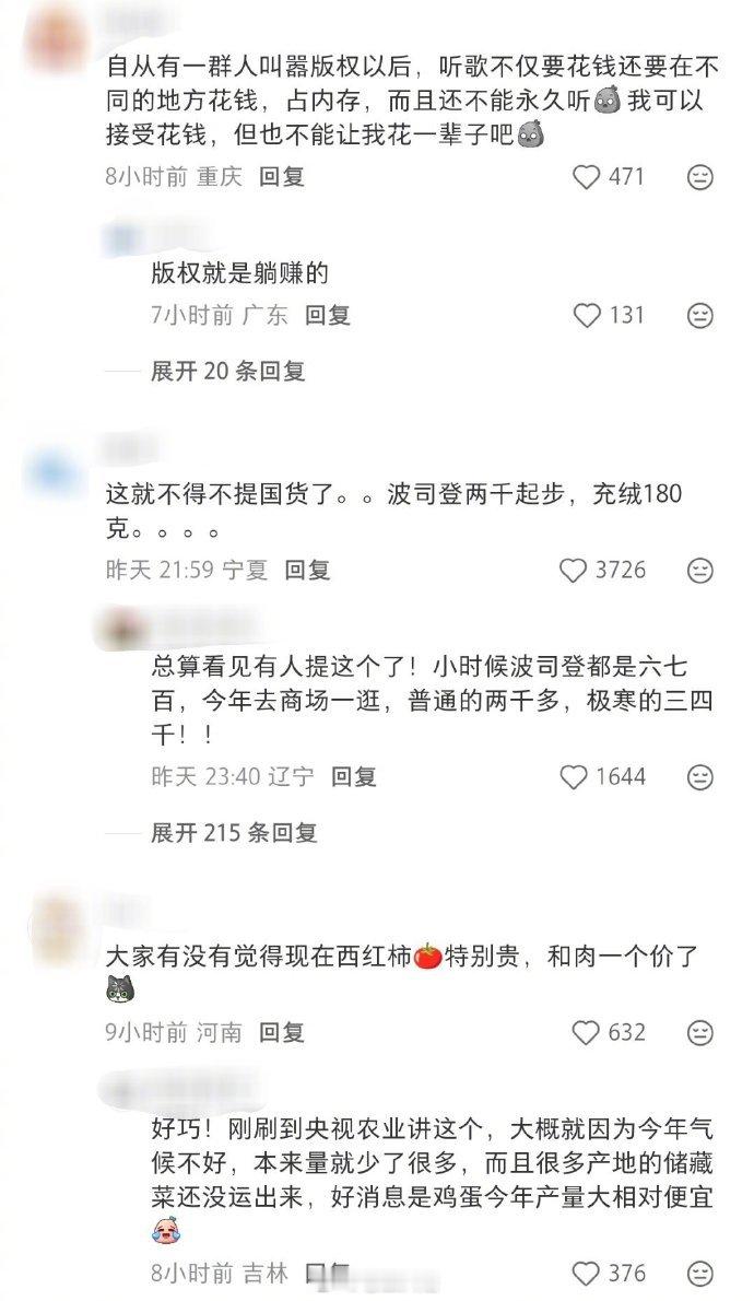 发现一些东西在悄悄涨价