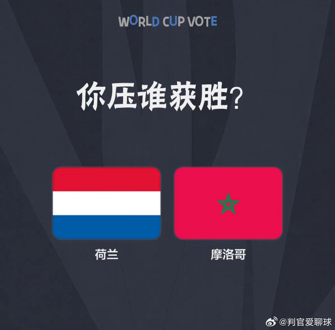 世界杯前瞻：荷兰VS摩洛哥比分预测世界杯淘汰赛精彩对决！橙衣军团荷兰迎战亚特拉