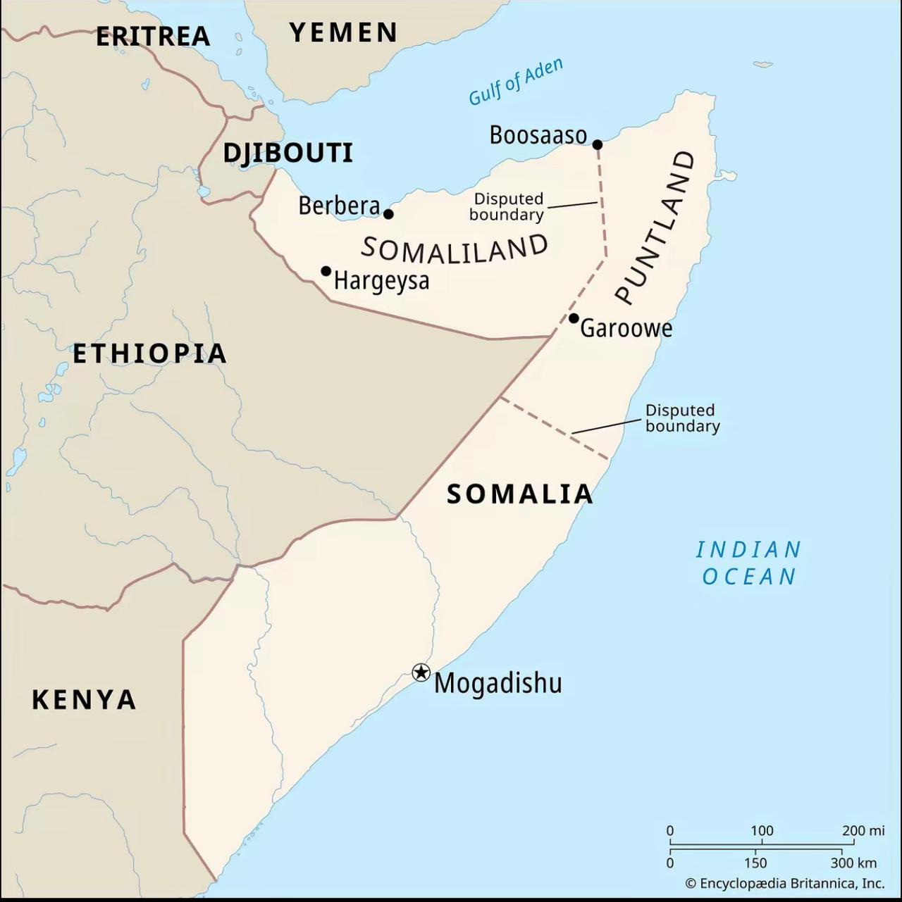 索马里兰早晚会获普遍国际承认​​殖民时代有三个索马里，南部是意属，北部英属，吉