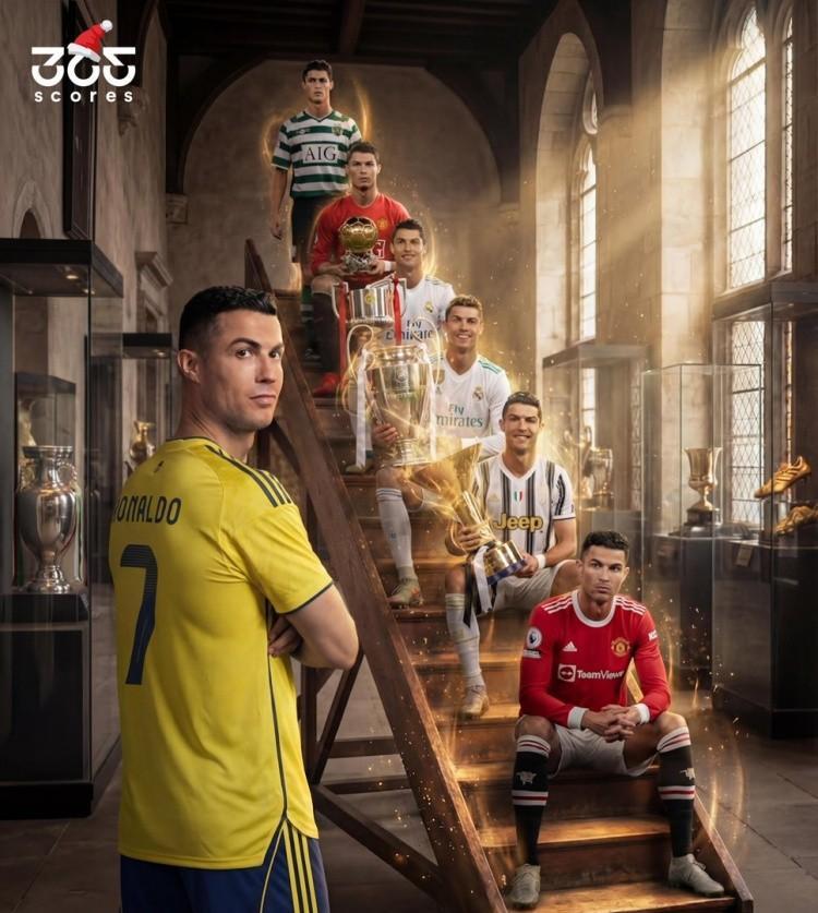 后插上的射门还能有越位，沙特联赛的判罚也太业余了，硬生生把C罗的帽子戏法给破坏了