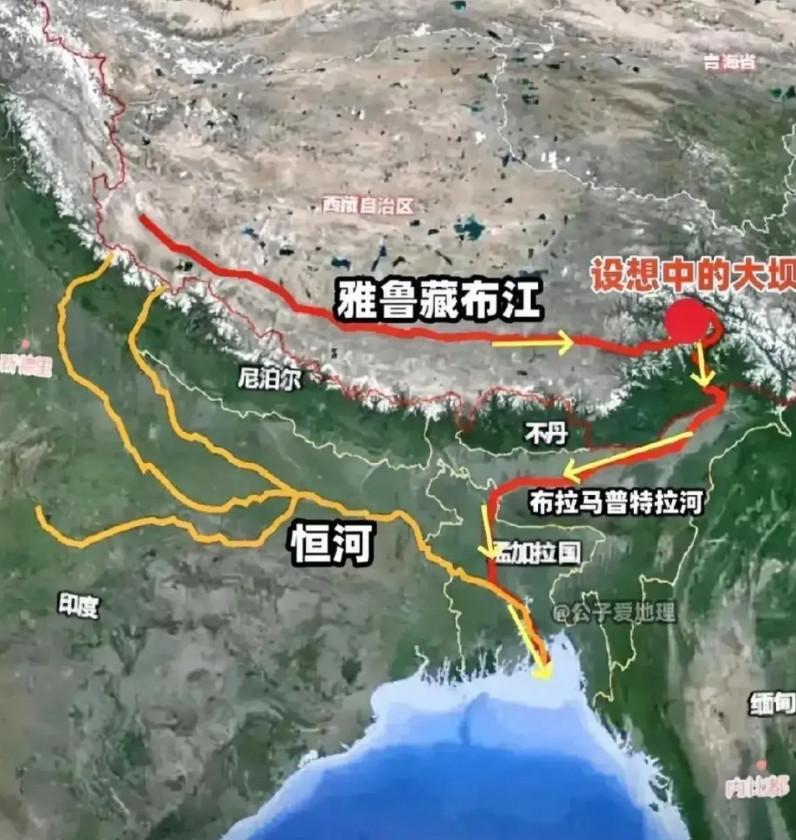 雅江水电站的战略意义在于：即几十年、上百年后，世界石油储量告罄，石油贸易及供