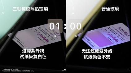 启境汽车全系标配三银镀膜全景天幕关于三银镀膜天幕玻璃影响车内信号吗？请看图三