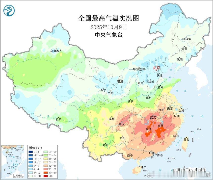 气温冷出11月水平昨天京津冀一带最高气温，比常年10月上旬偏低了10℃以上，冷