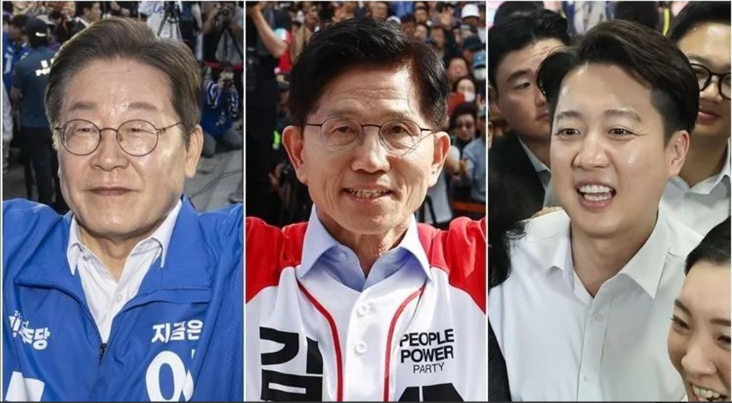 一夜之间，韩国总统候选人李在明简直赢麻了！5月26日，韩国总统大选局势突然