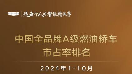 油车很难做了? 星瑞力压艾瑞泽8登顶A级燃油家轿市占率榜首