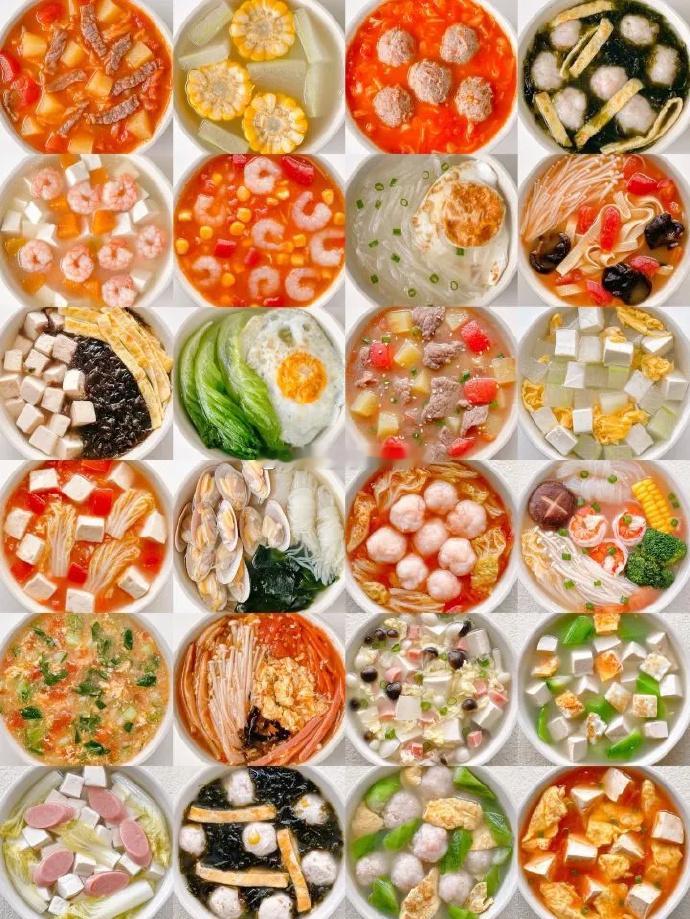 【24道秋冬减脂汤】适合不想“贴秋膘”的人，码了​​​