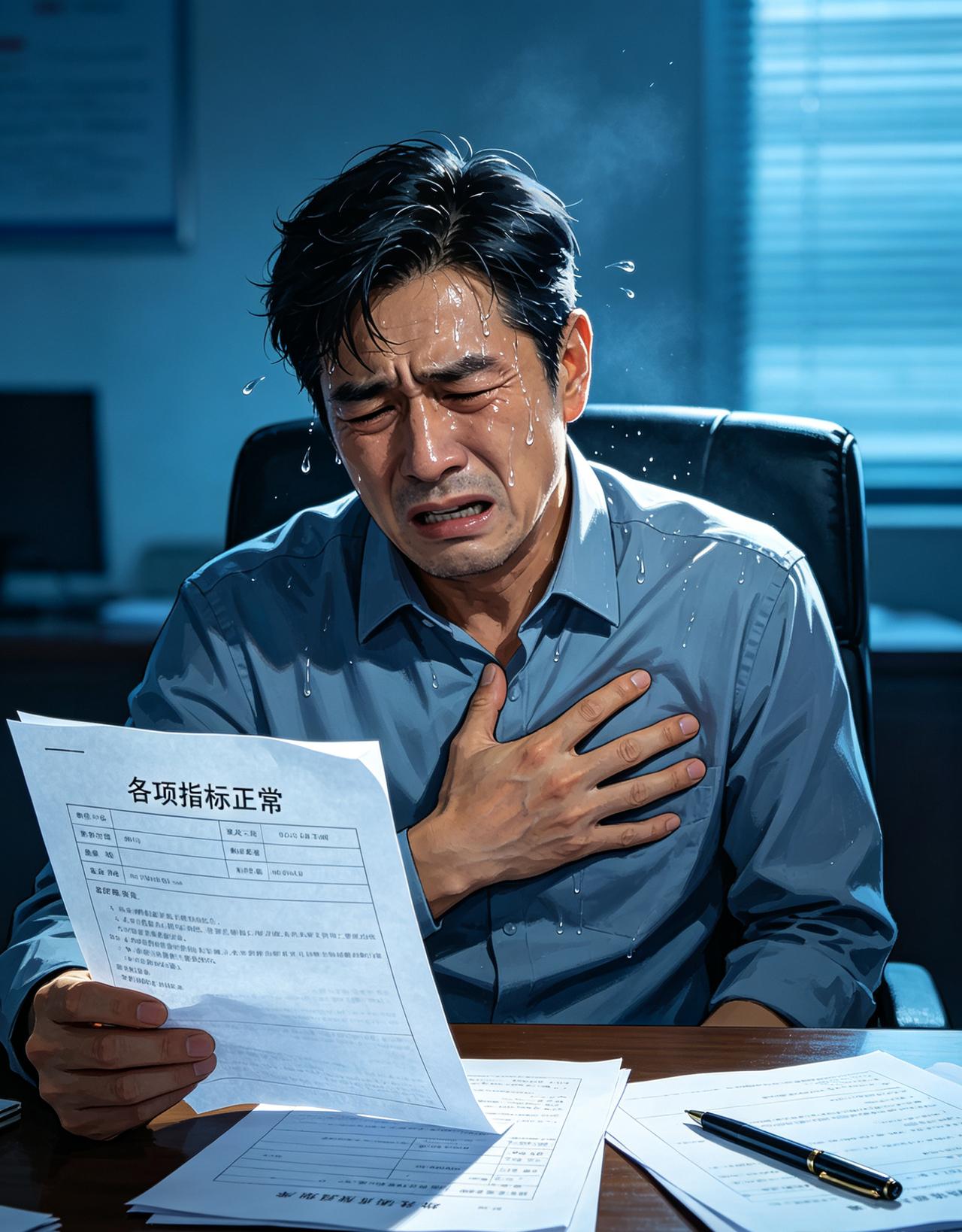 体检报告一切正常，半天后中年男人骤然离世，中年人务必警惕！！谁也想不