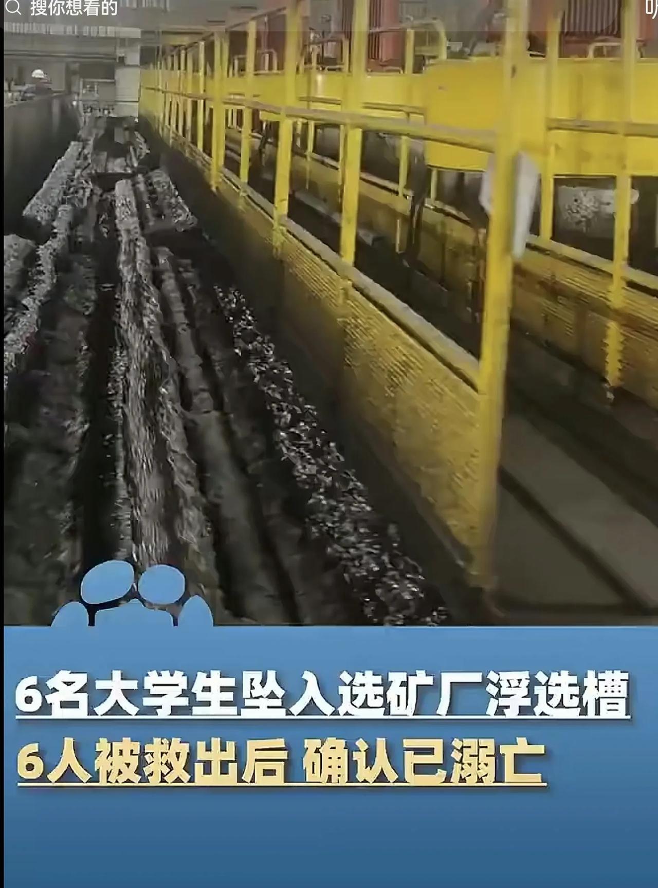 这起事故有点怪啊：选矿厂的选矿槽里都有专门的参观过道供人们参观的，怎么就会一下子
