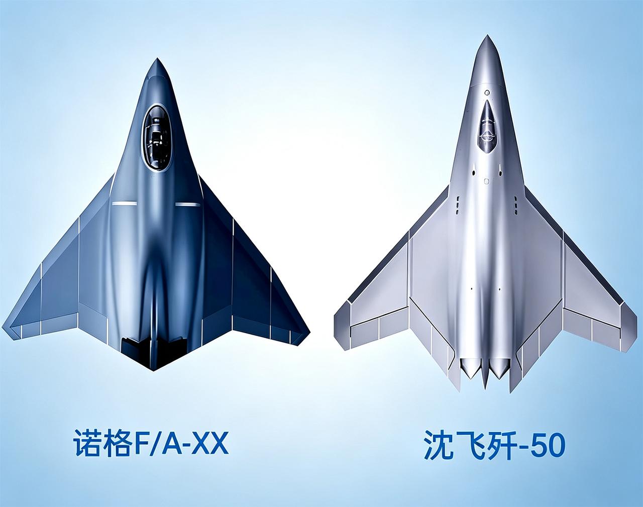 网友说：不能说很像，只能说一模一样。美国直接开始“蒸馏”中国六代机！漂亮国网