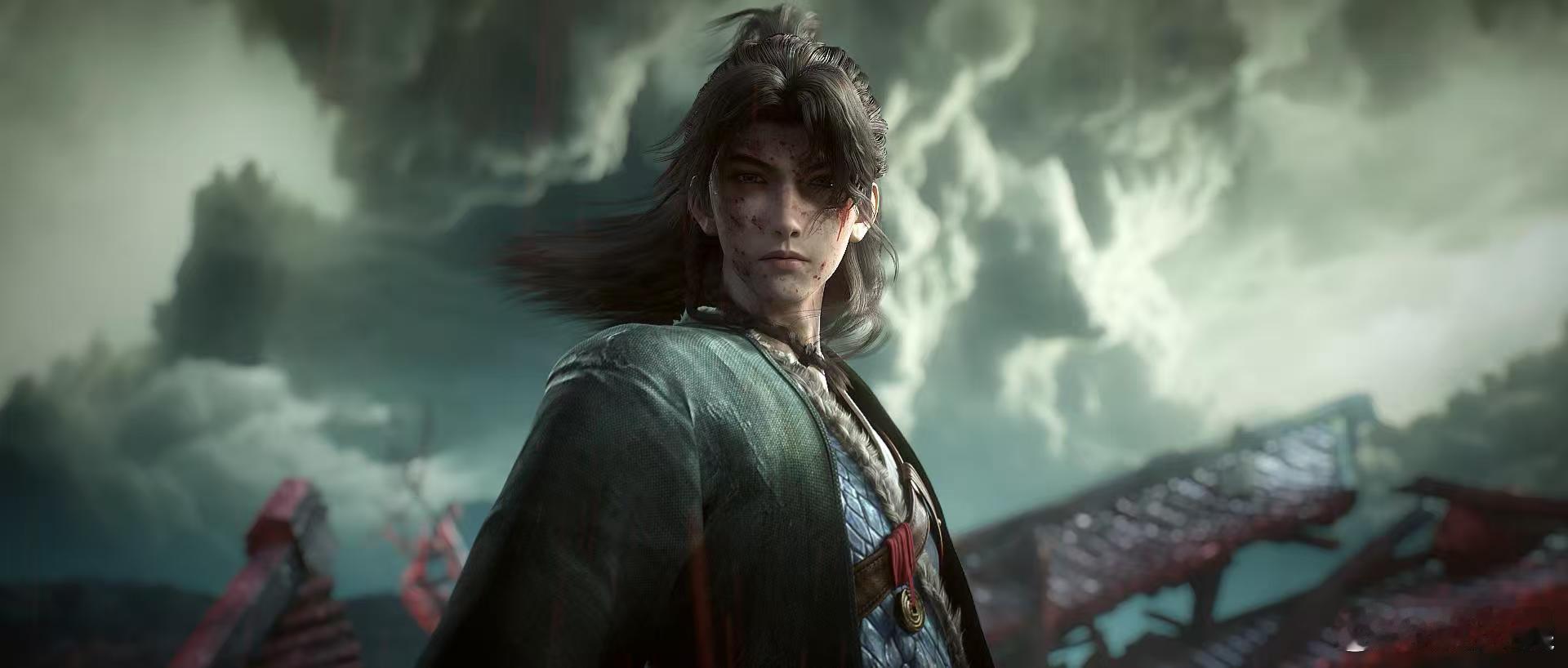 动画光阴之外开播一开局就是末日废土加神明降临，画面张力直接拉满，许青从废墟里爬