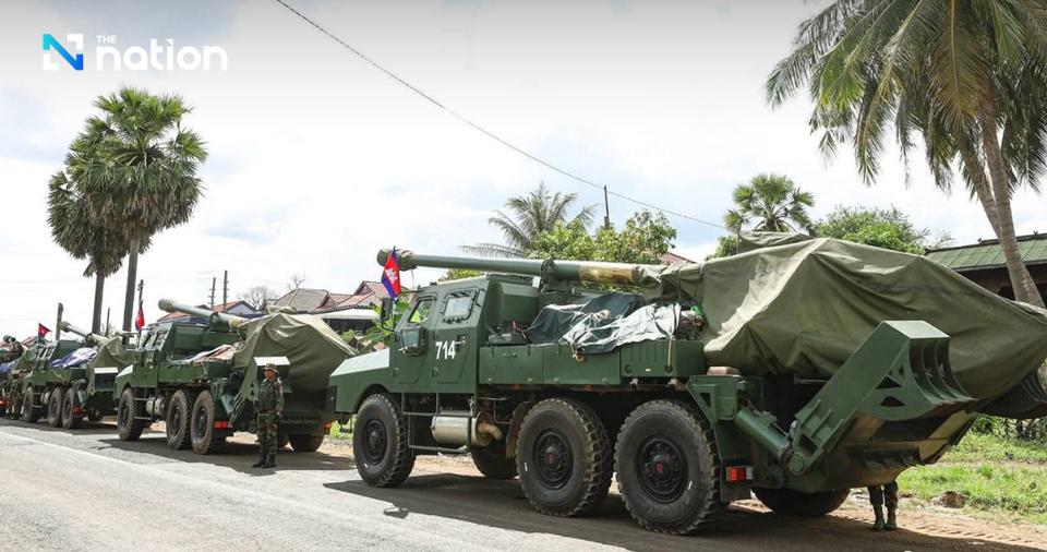 柬埔寨军队出动SH1型155毫米车载炮！柬埔寨最厉害的进攻武器，应该这款SH