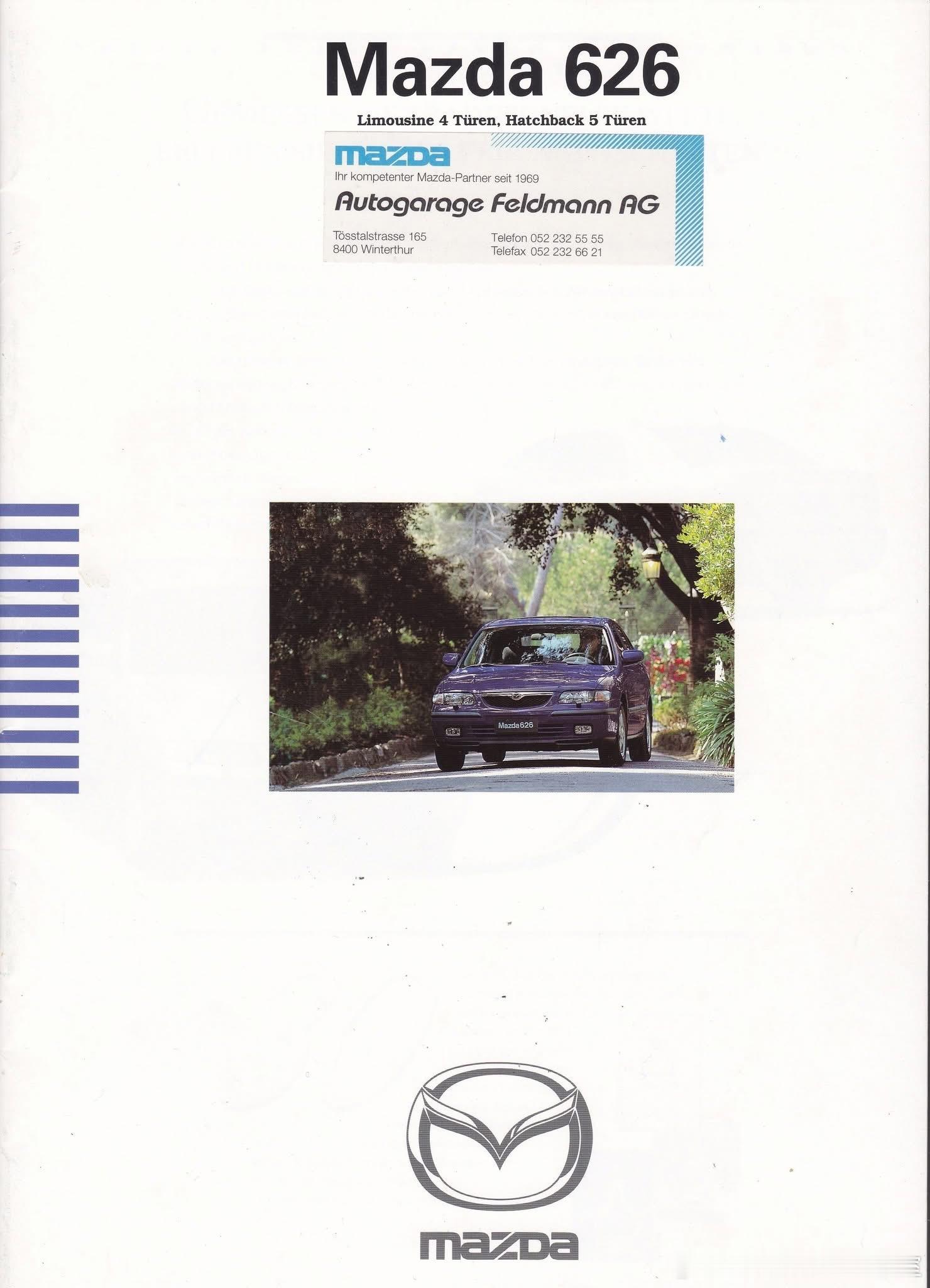 1995年马自达626是马自达626车系的第六代车型，属于中型车。有掀背版、轿车