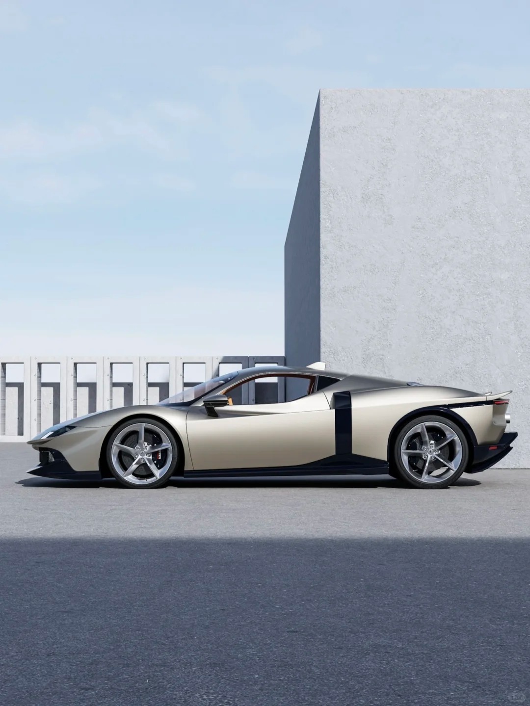 定制版法拉利849Testarossa，一种严谨的美绝美车片