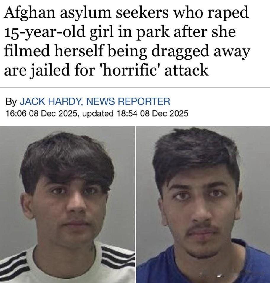 根据这两天英国主流媒体铺天盖地的报道，两名来自阿富汗17岁的申请庇护的少年在去年