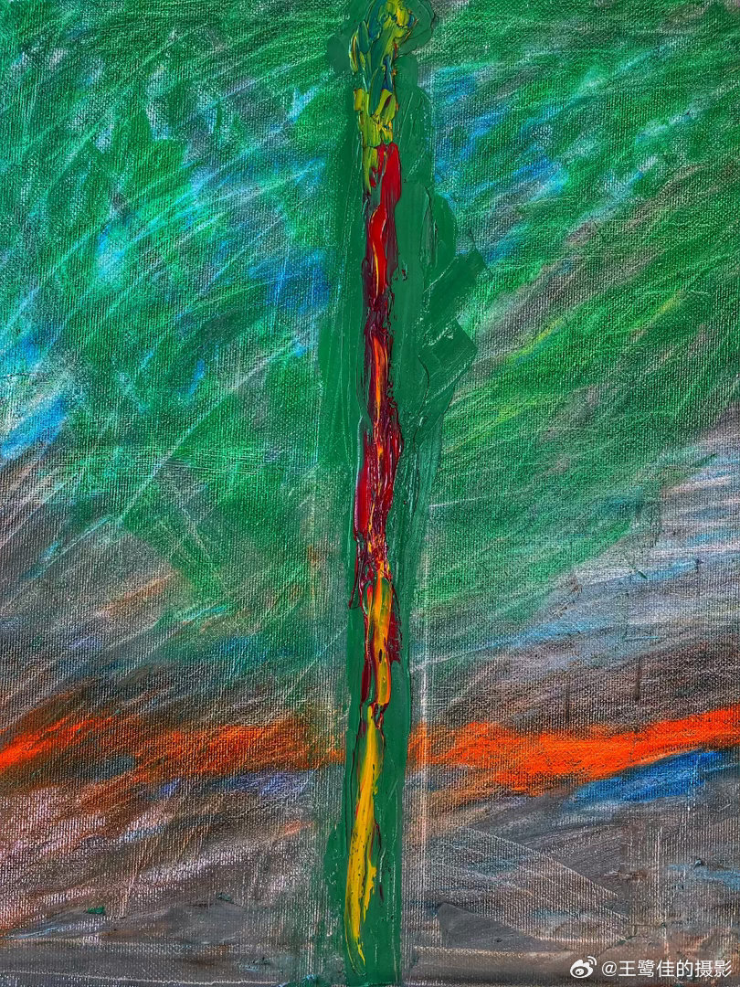 摄影人王鹭佳：2021油画作品。油画王鹭佳