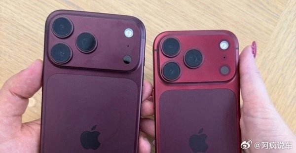 曝iPhone18Pro褪色？朋友前两天刚买的iPhone18Pro勃艮第酒红色，颜值确实高。不过你