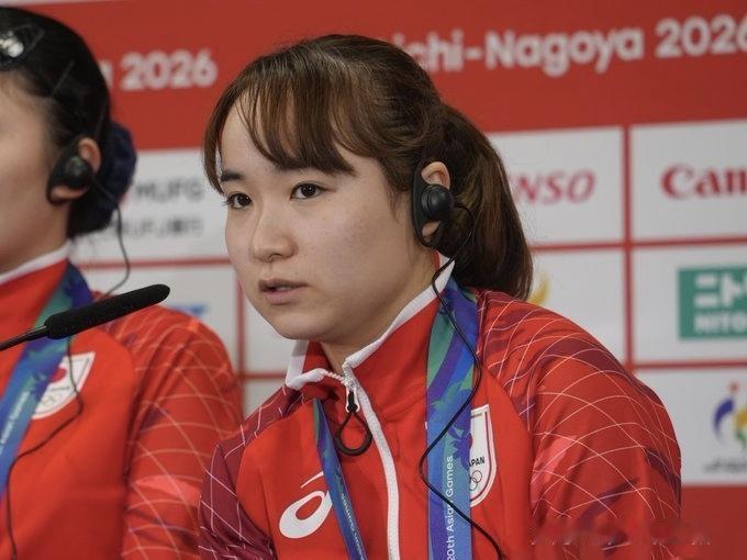 【日媒】日本女队参加赛后发布会🎤中泽锐：早田的表现相比世乒赛已经改进很多，她是