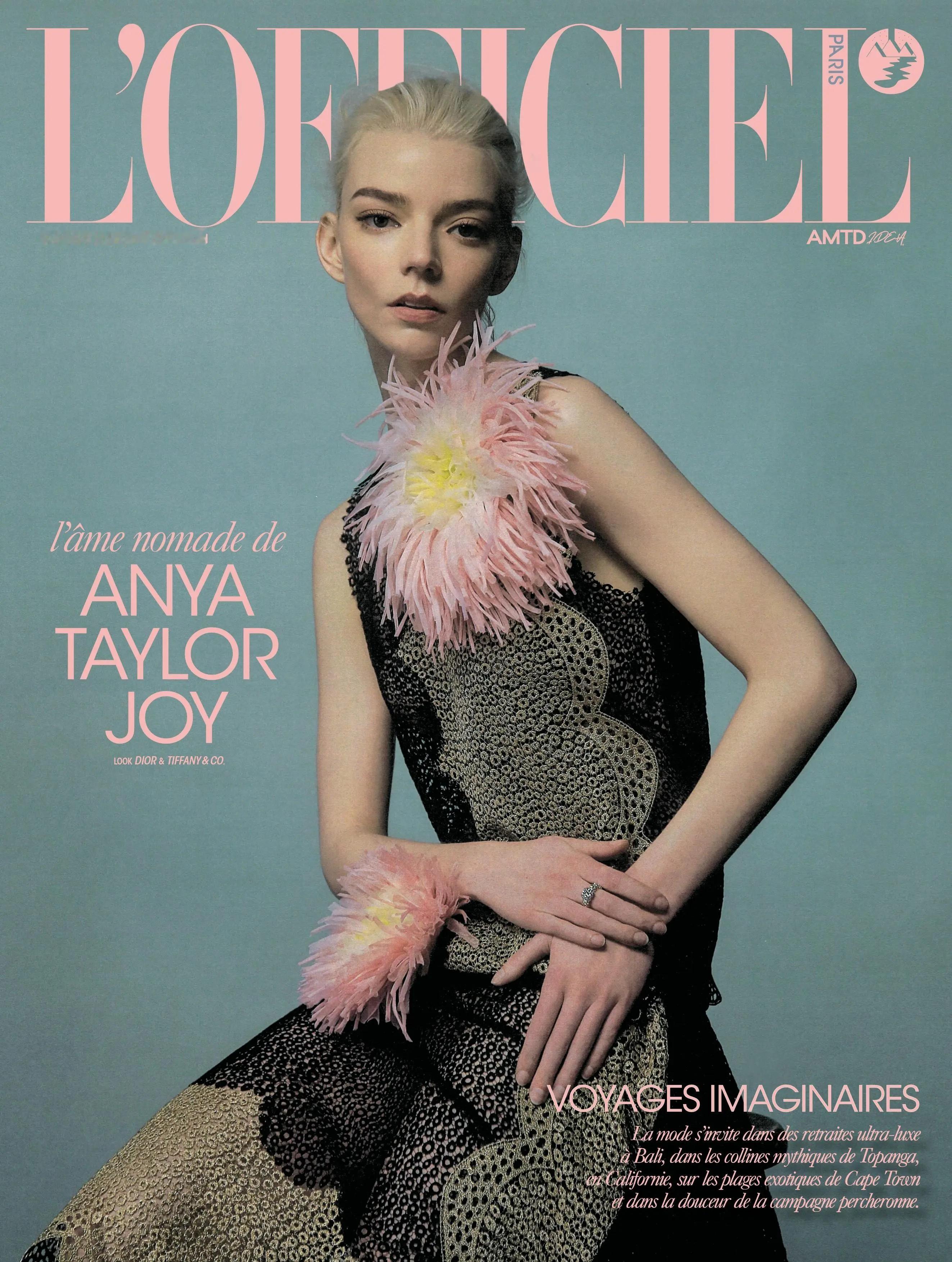 安雅·泰勒-乔伊为《L’OFFICIEL》法版2026年6月拍摄的写真照组图摄影