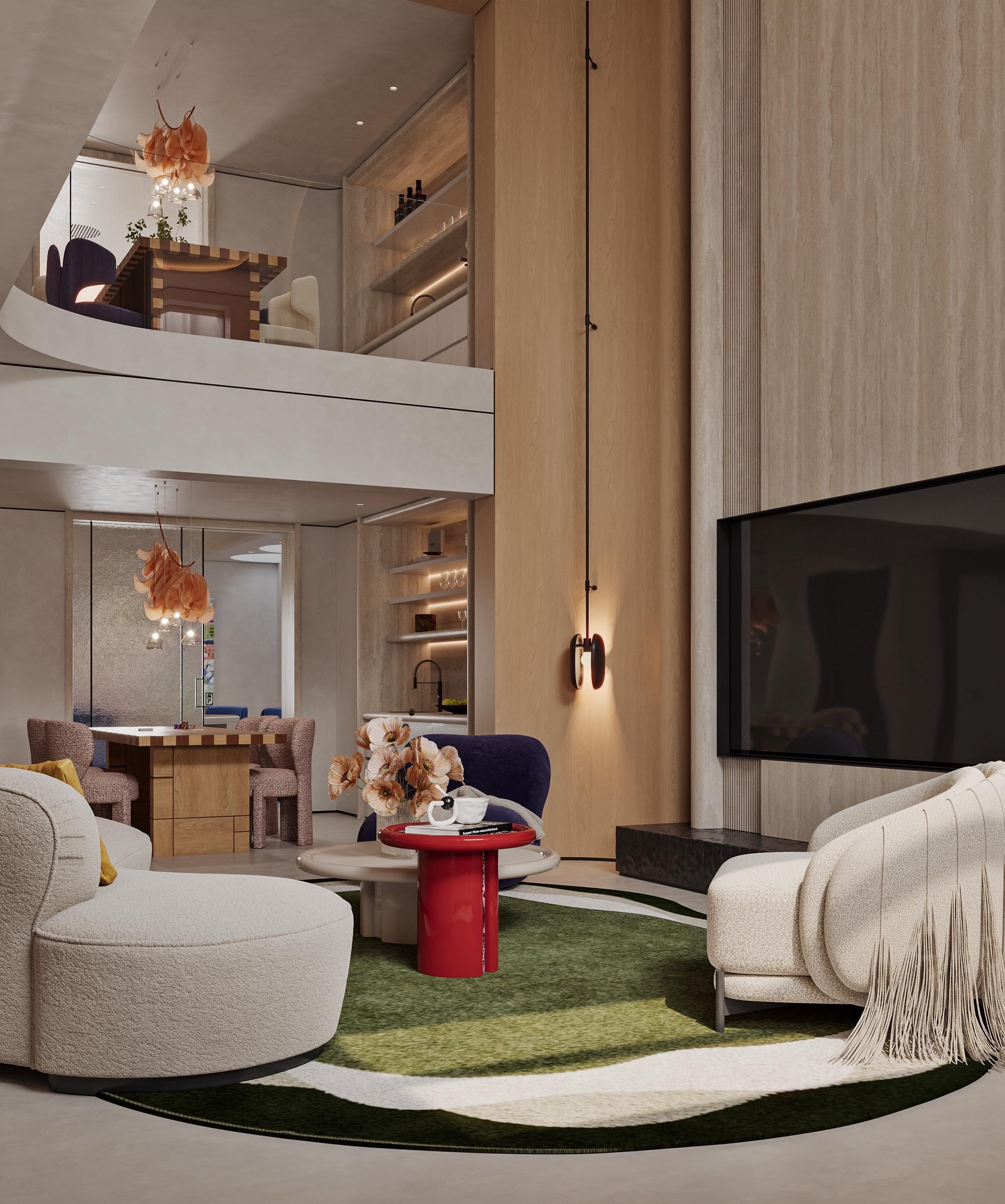 自己的风格才长久｜昆明别墅地下室挑空设计。昆明别墅设计，从来不是复制粘...