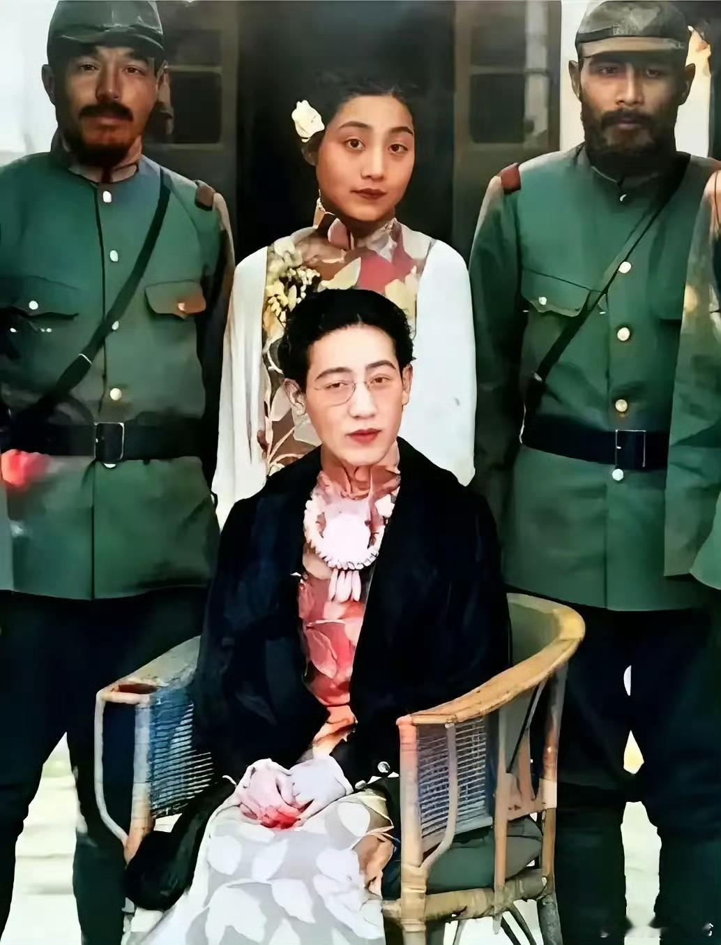 大家干万别被影视剧给骗了，这才是大特务大汉奸川岛芳子，中国名字叫金壁辉，这张她真