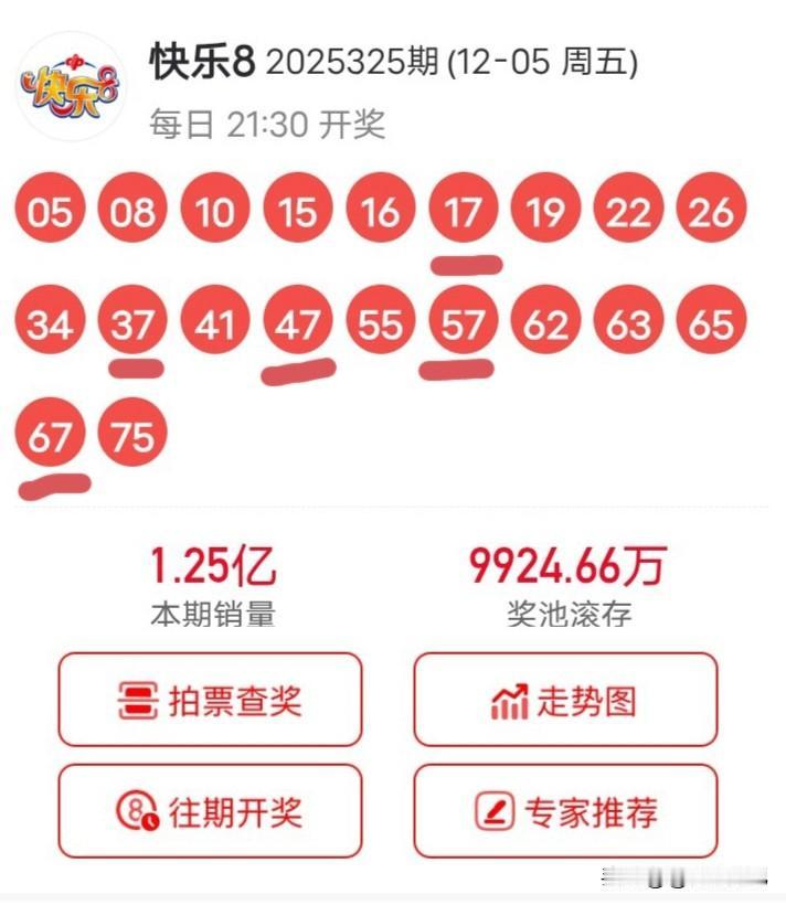 昨晚开出5个7尾，今晚开出6个7尾，玩儿8个7尾选五选六的收获可以