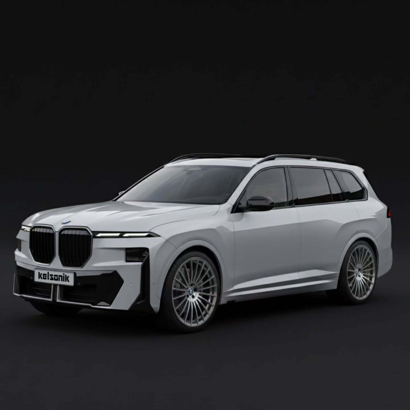 下一代X7渲染图，新世代设计元素上身，对比现款X7，觉得如何？bmwsky宝马x