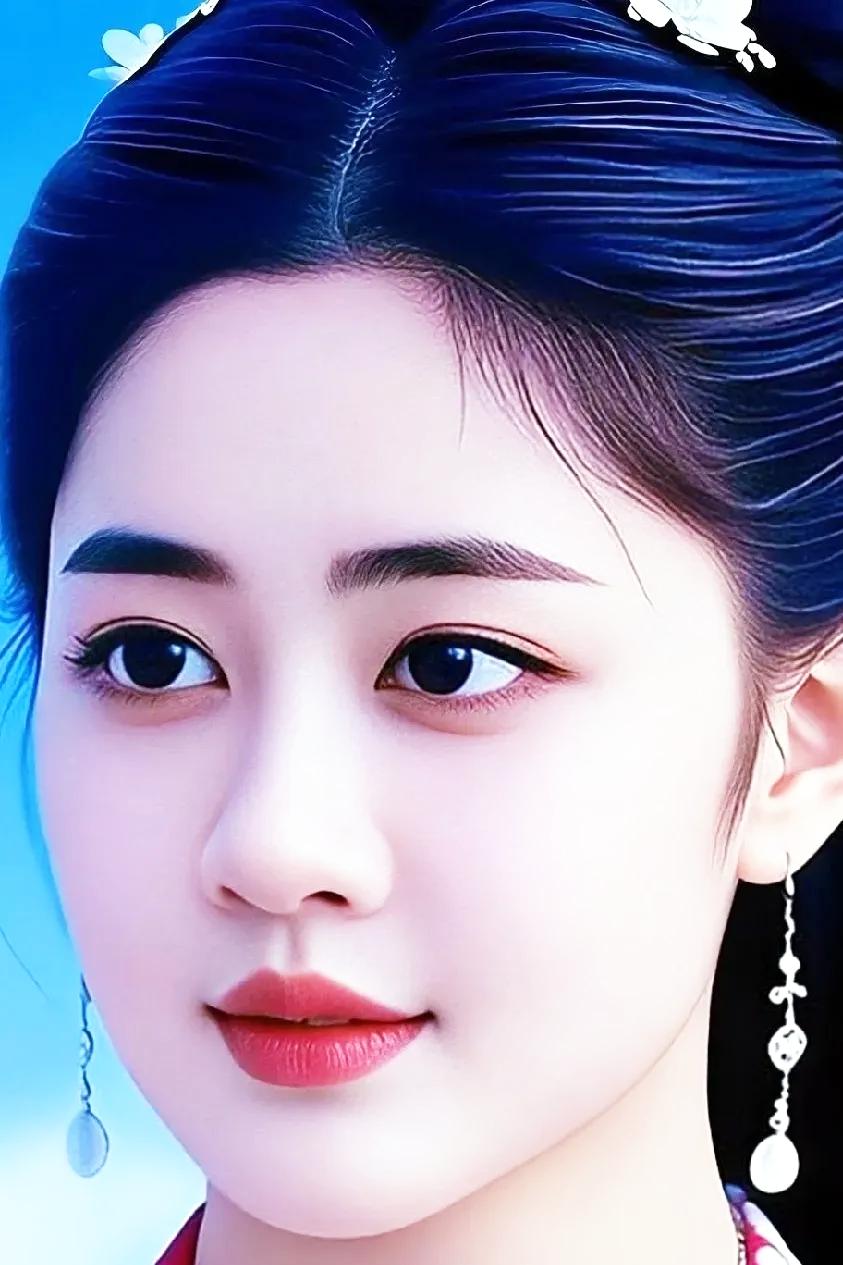 古典美人，温婉动人，宛如画中仙子。