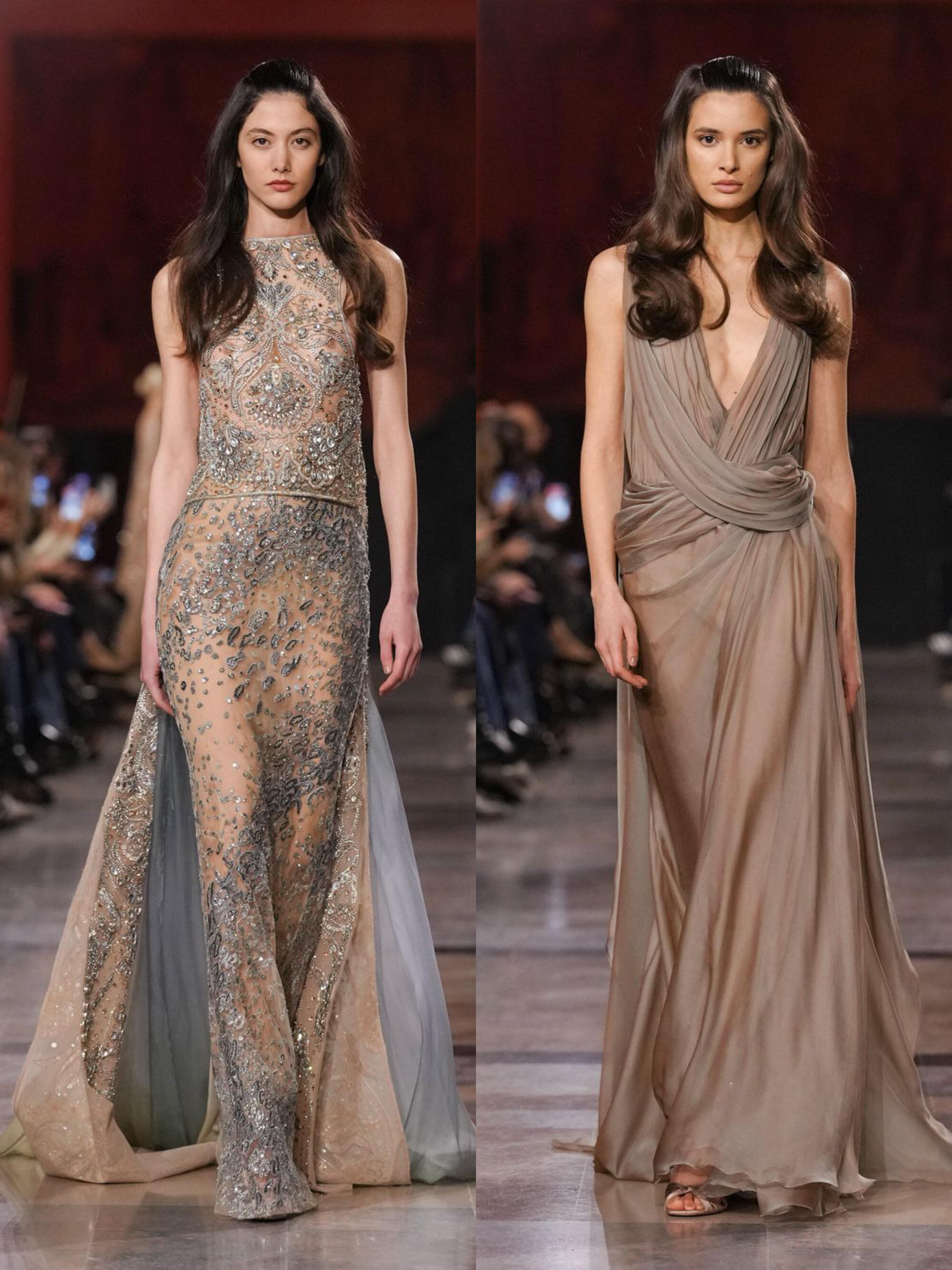 巴黎高定时装周大秀直击黎巴嫩仙牌ElieSaab2026春夏高定上新啦，标