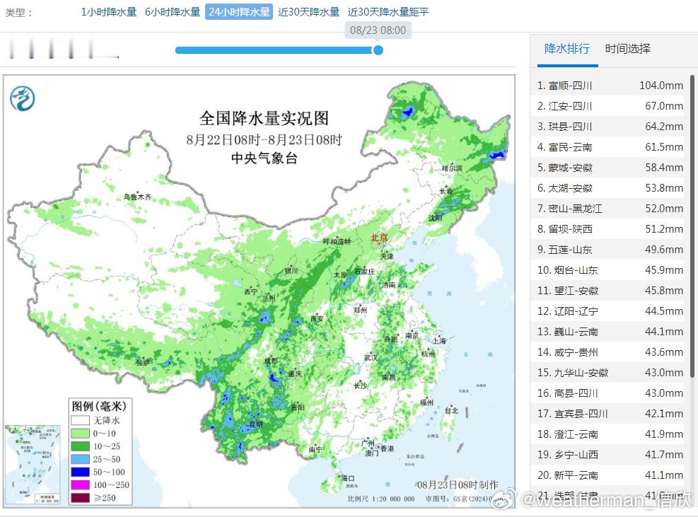 【强降雨和强对流】昨天到今晨，因为两个高空槽（冷涡）影响，东北的降雨向东向北转移