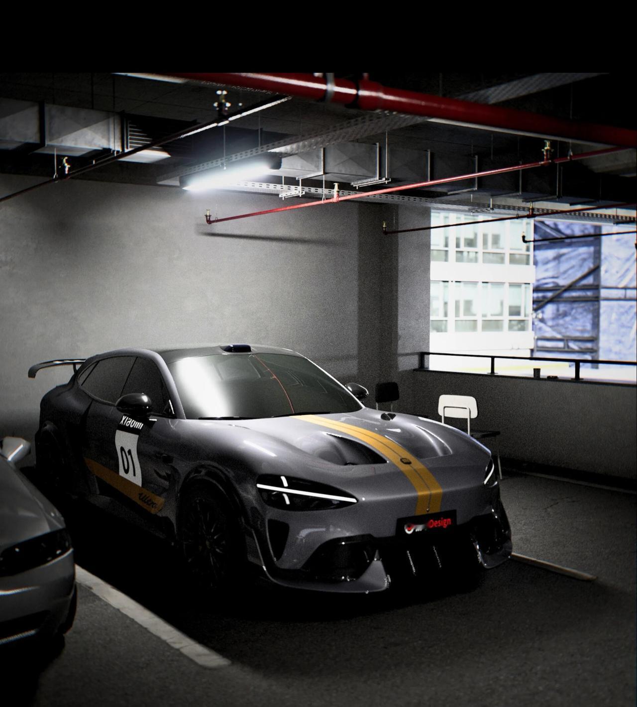 小米YU7Ultra曝光？1500匹全车碳纤维挑战纽北最速SUV？