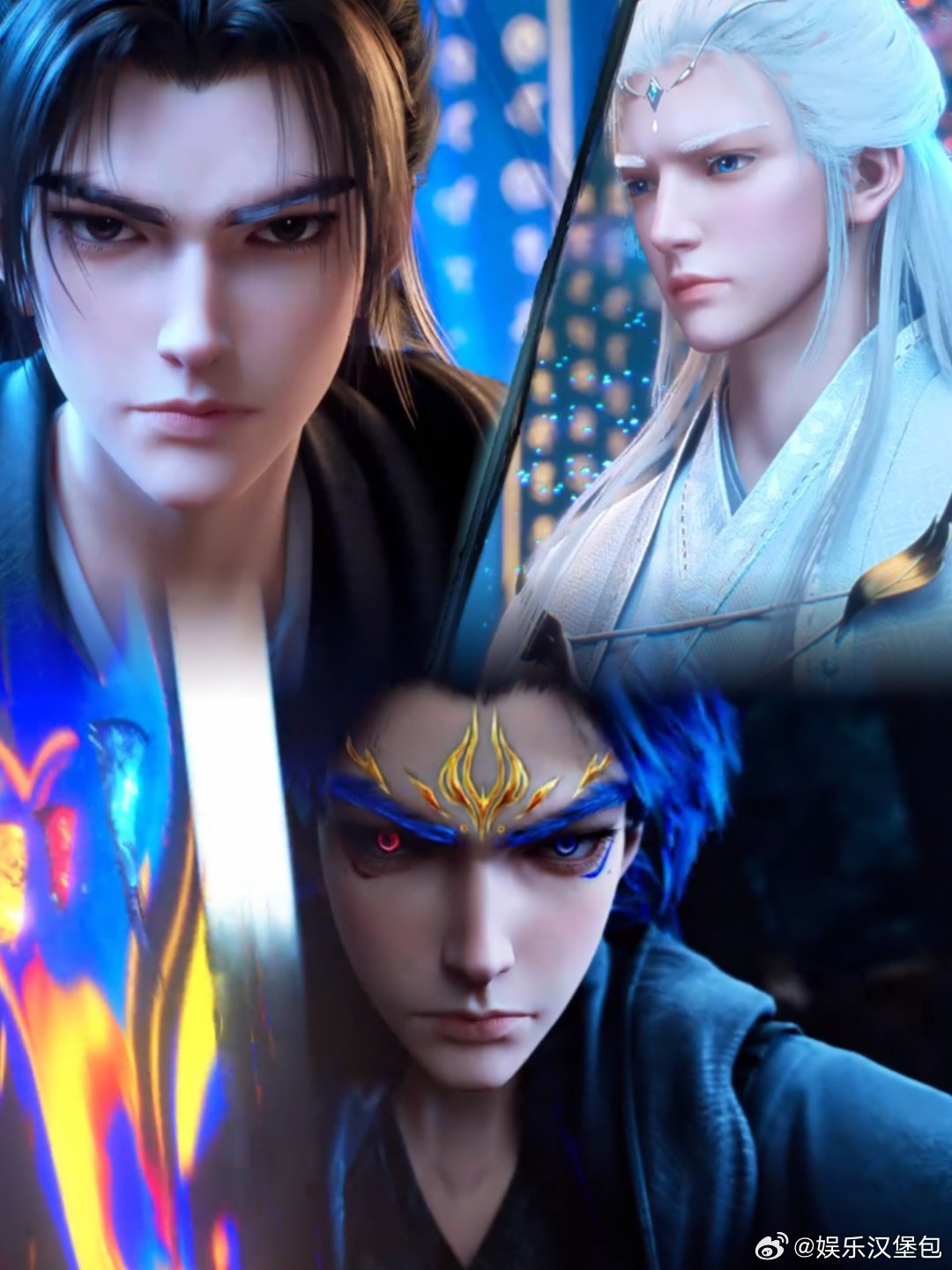 国漫水墨打戏最神的一集国风武侠天花板还得是《沧元图》，水墨打戏意境与燃感并存，