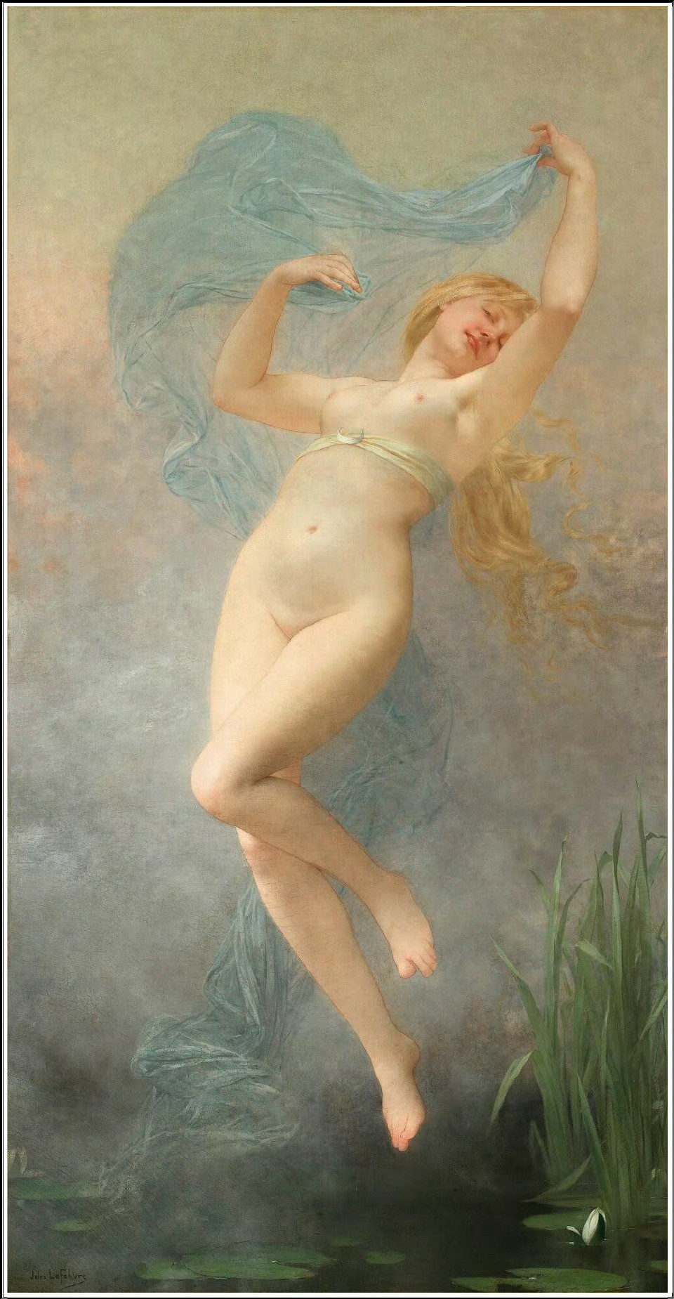法国画家JulesJosephLefebvre(1836-1911)的油