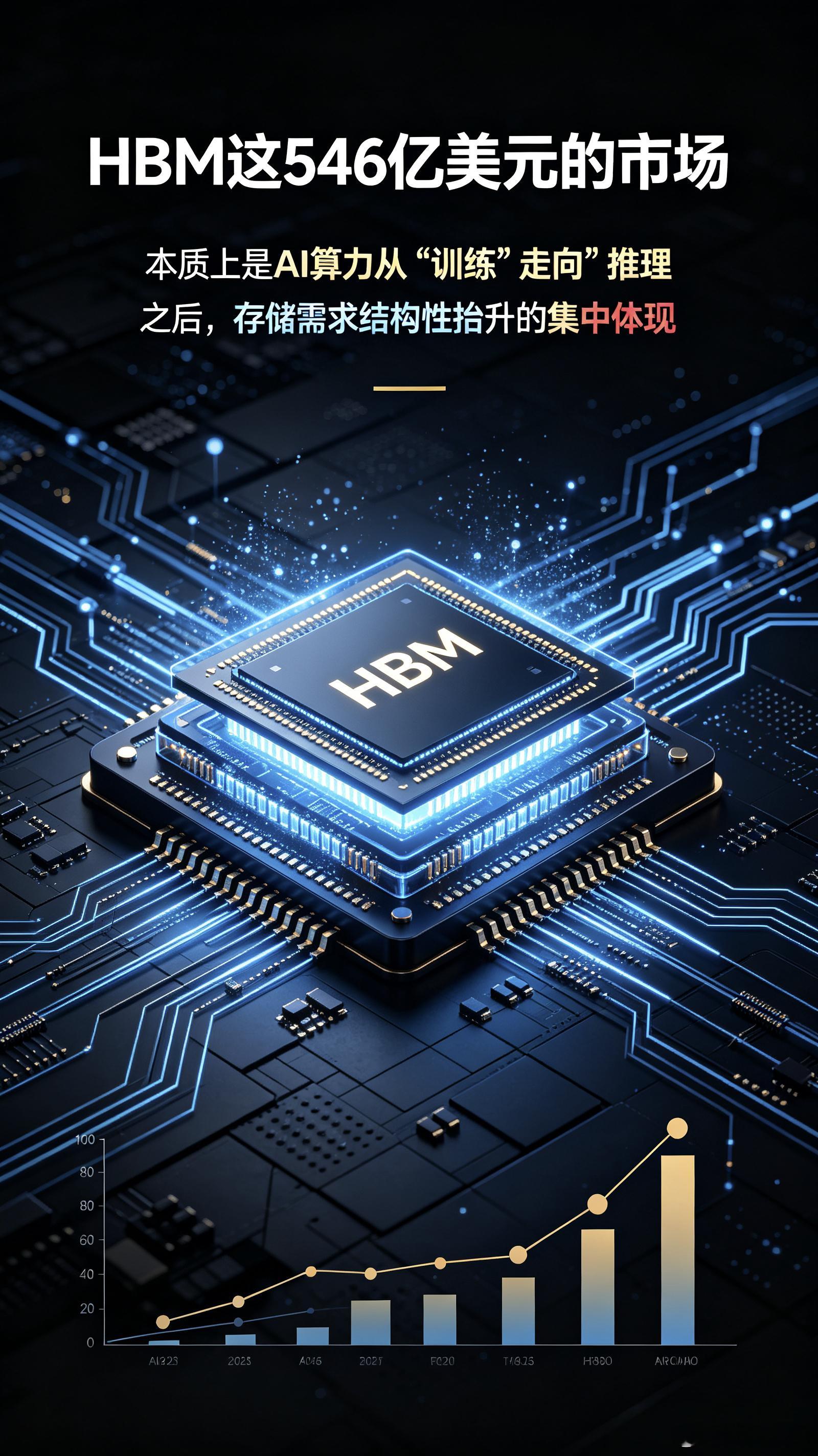 546亿美元！HBM市场一年暴涨58%，占DRAM近四成，缺口50%以上——英伟达黄仁勋：这不是短期