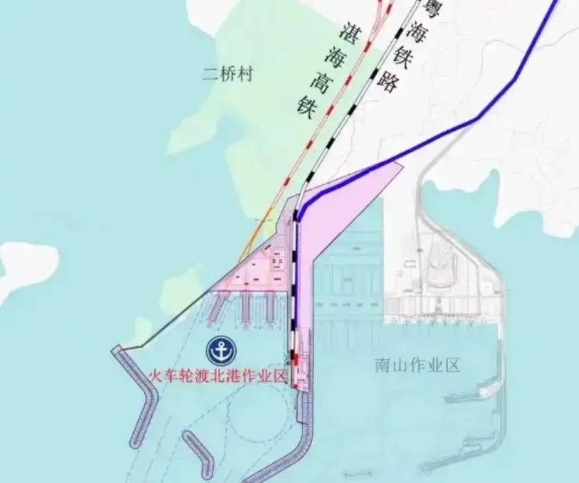 我有一个疑问，为啥湛海高铁跨海部分采用的是轮渡，直接修建跨海大桥或者海底隧道不香